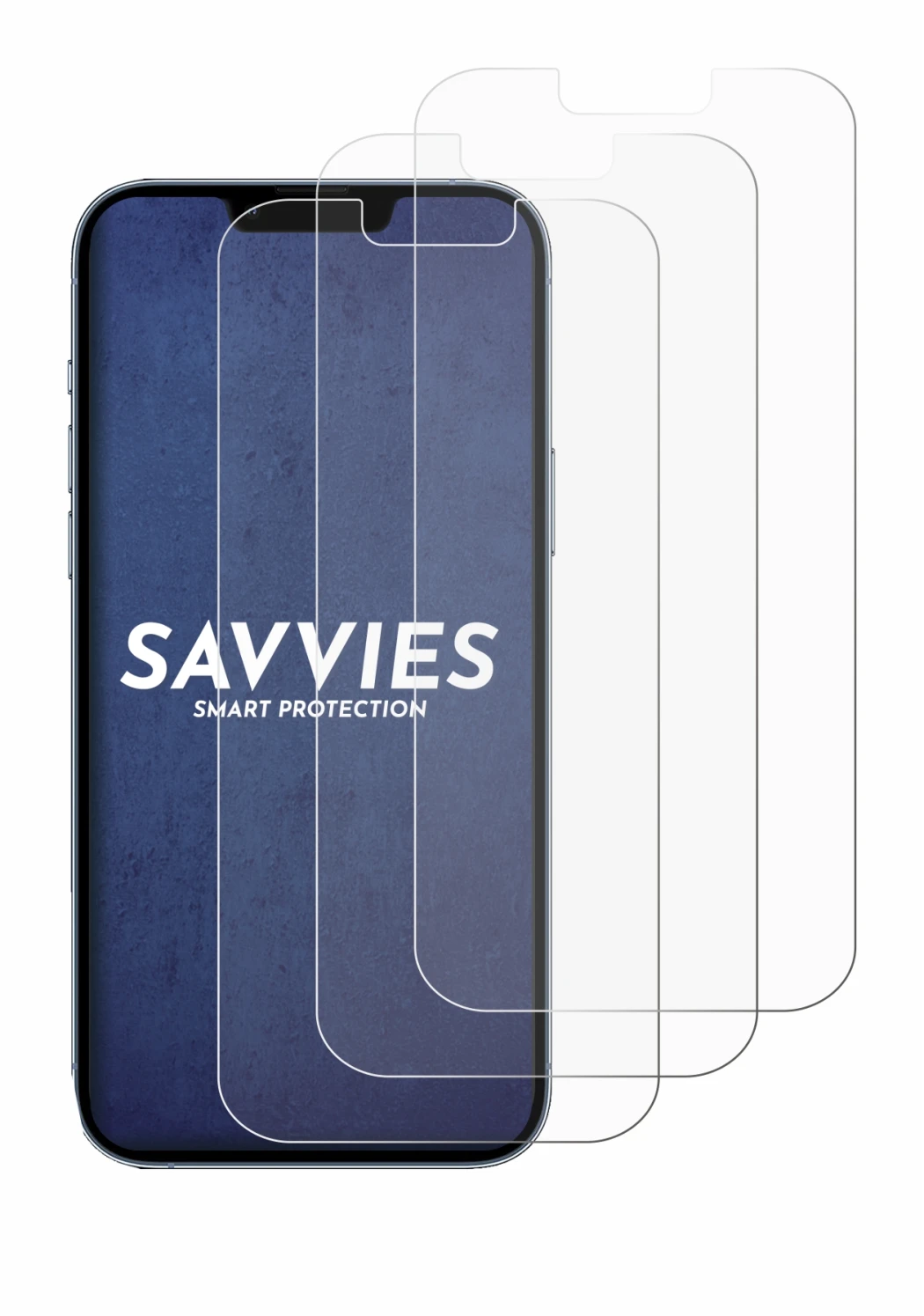 Image de l'appareil Apple iPhone 13 Pro Max avec une grande variété de protections d'écran.