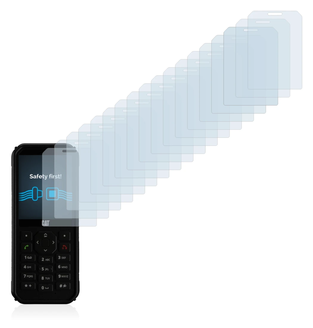 Image de l'appareil Caterpillar Cat B40 avec une grande variété de protections d'écran.