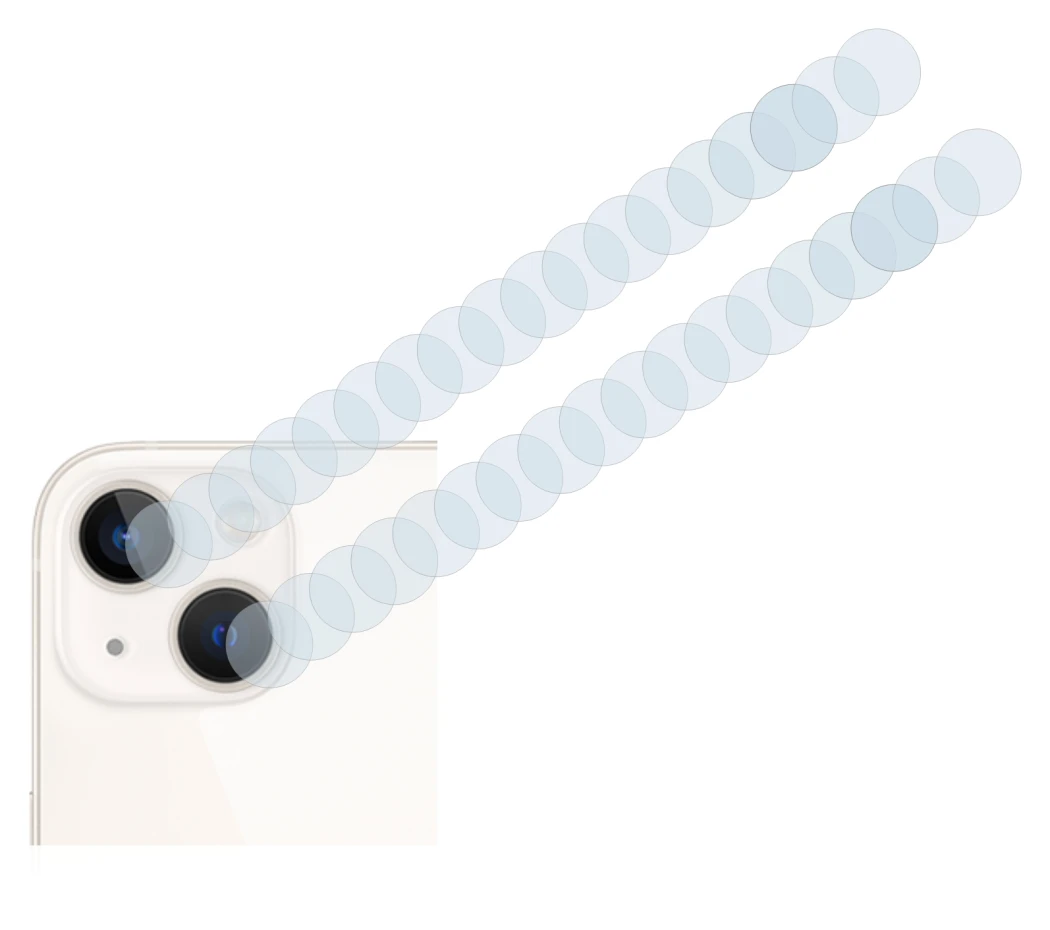 Image de l'appareil Apple iPhone 13 (Caméra UNIQUEMENT) avec une grande variété de protections d'écran.