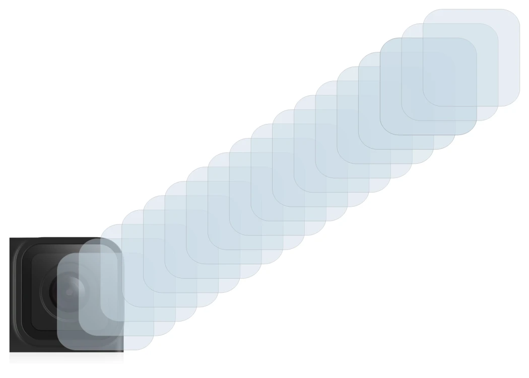 Image de l'appareil GoPro Hero 10 Black Lentille (Caisse) avec une grande variété de protections d'écran.