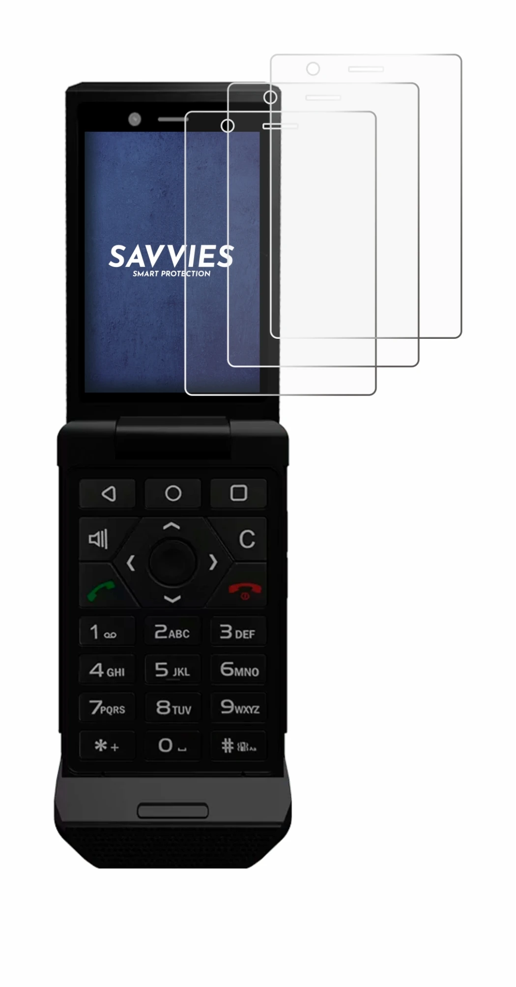 Image de l'appareil Caterpillar Cat S22 Flip avec une grande variété de protections d'écran.