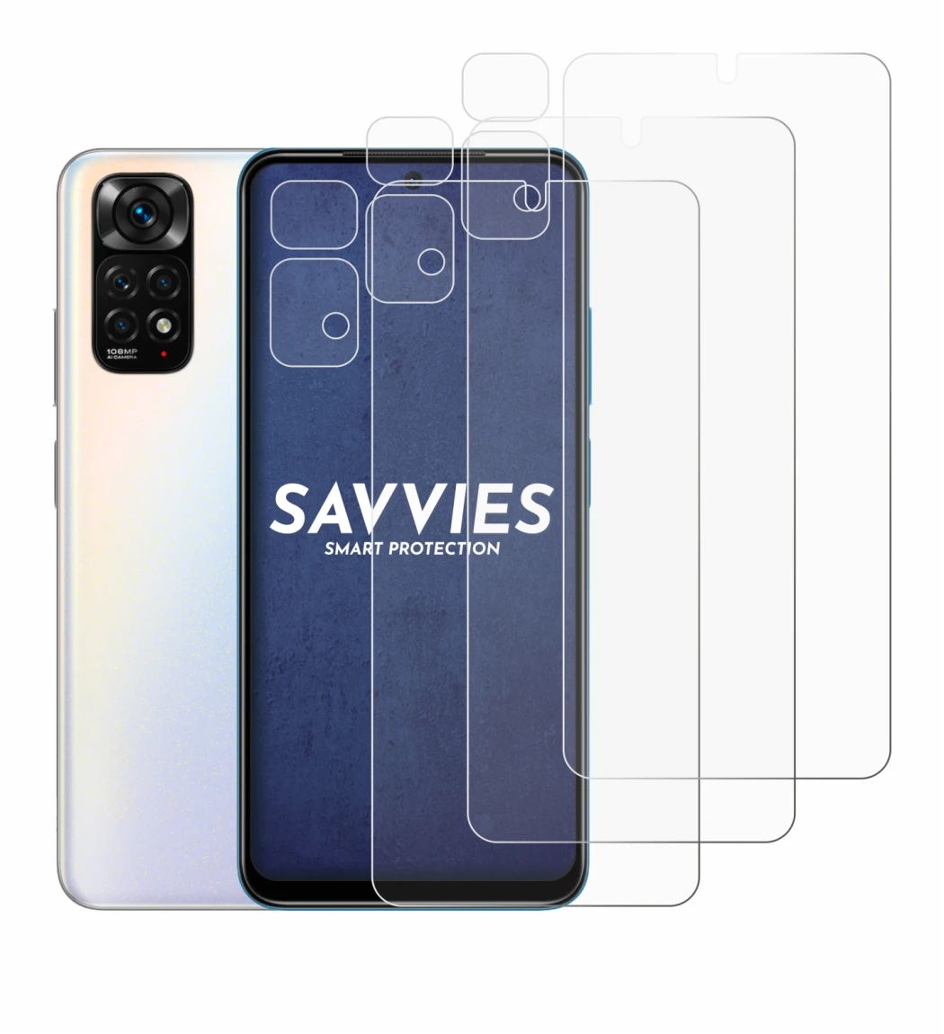 Image de l'appareil Xiaomi Redmi Note 11S (Avant+Caméra) avec une grande variété de protections d'écran.