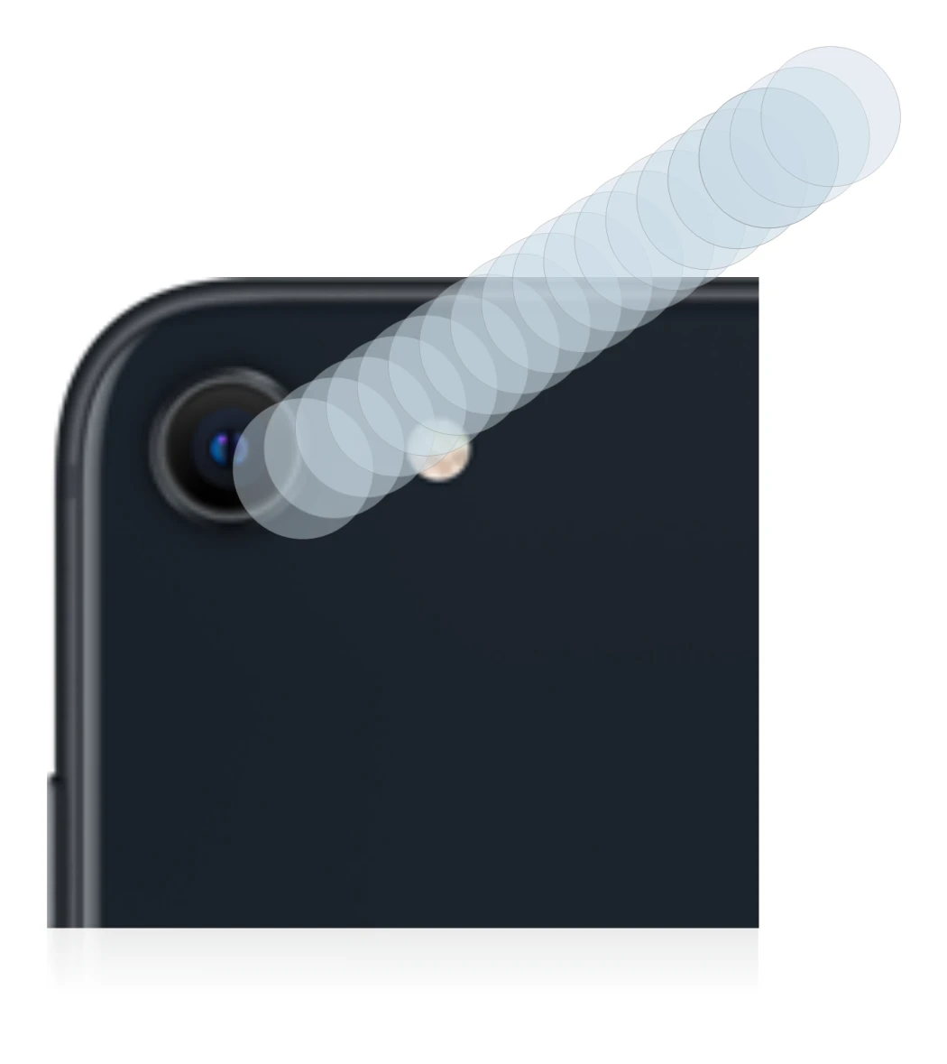 Image de l'appareil Apple iPhone SE 3 2022 (Caméra UNIQUEMENT) avec une grande variété de protections d'écran.