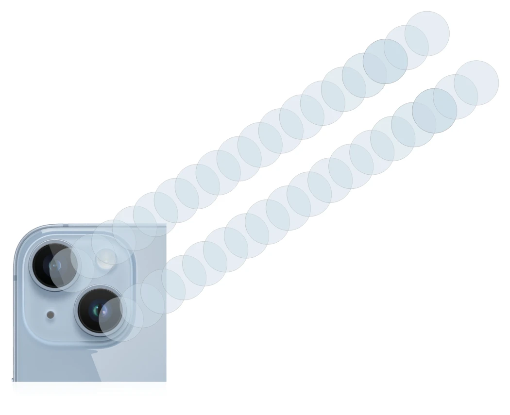 Image de l'appareil Apple iPhone 14 (Caméra UNIQUEMENT) avec une grande variété de protections d'écran.