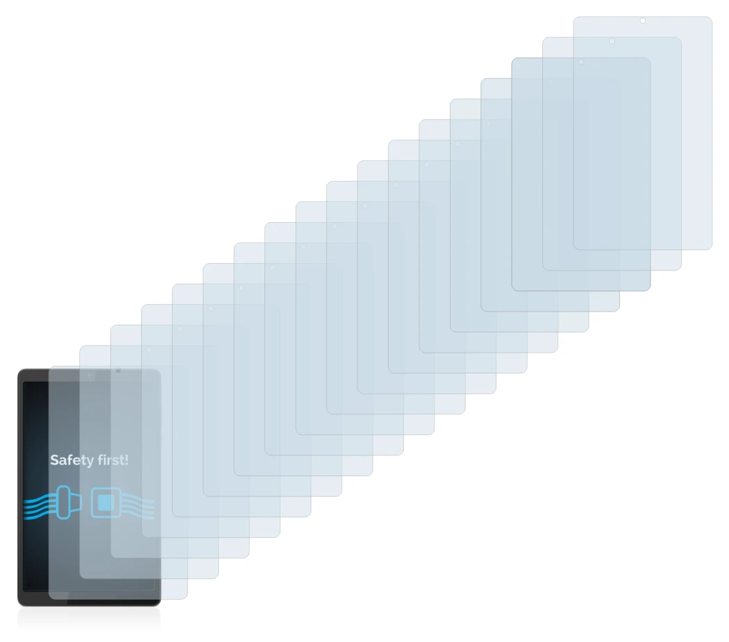 Image de l'appareil Lenovo Tab M8 (4ème Gen.) avec une grande variété de protections d'écran.