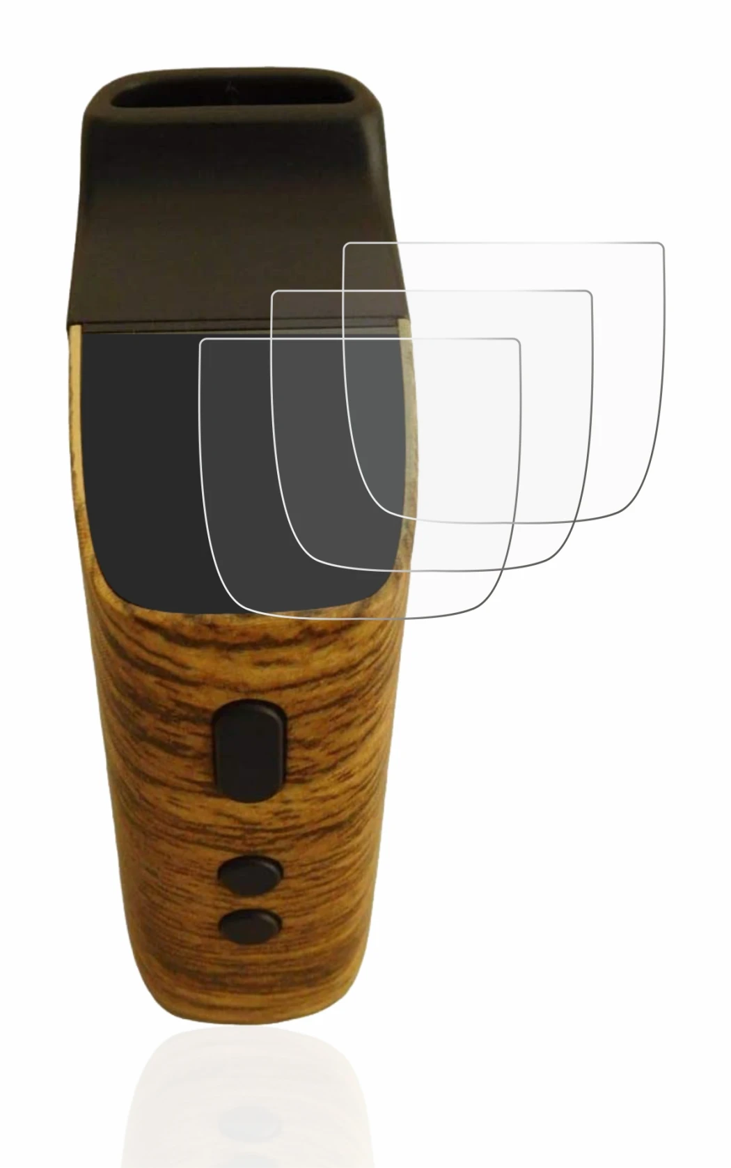 Image de l'appareil Wolkenkraft FENiX Mini Vaporizer avec une grande variété de protections d'écran.