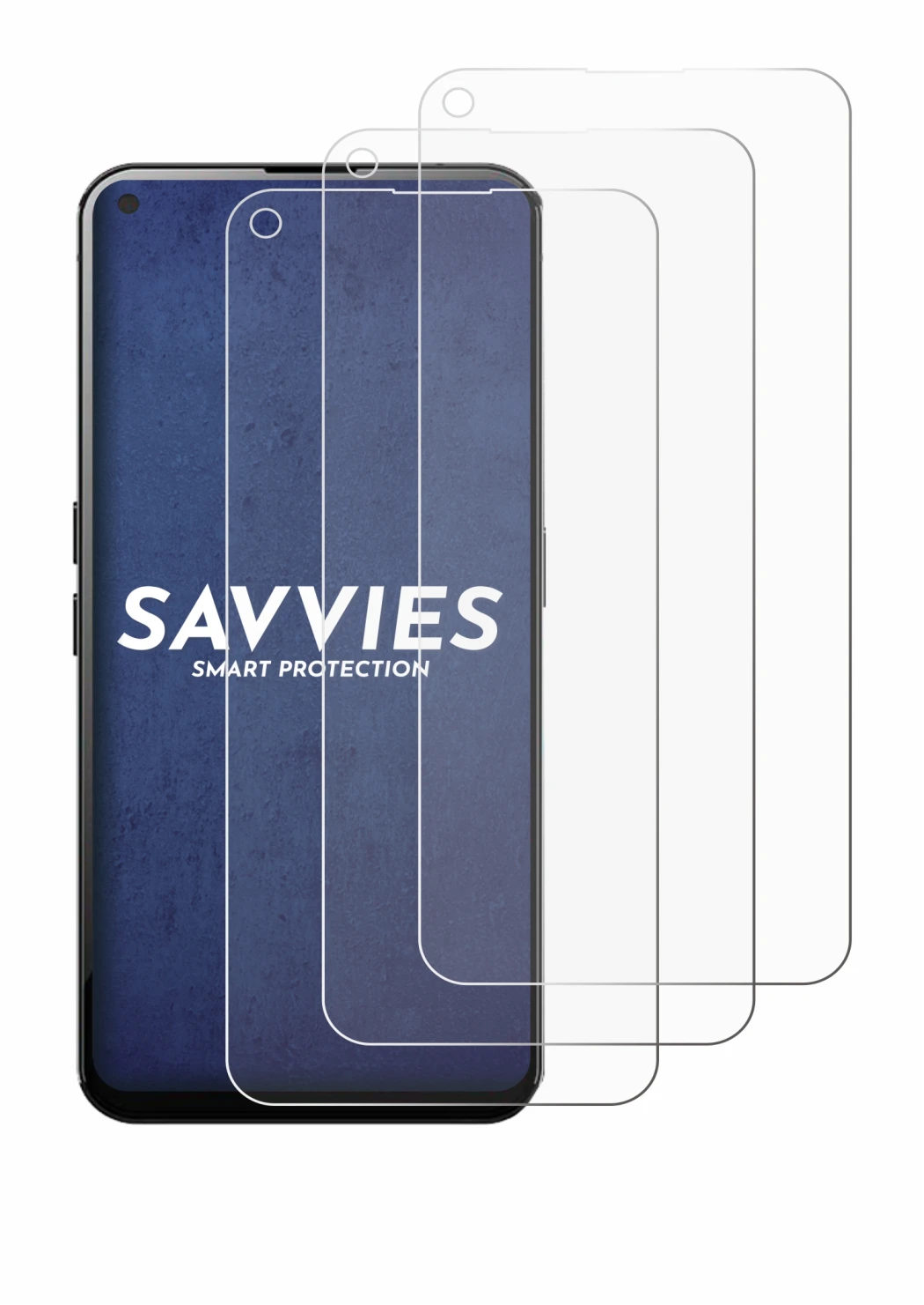 Image de l'appareil Unihertz Luna avec une grande variété de protections d'écran.