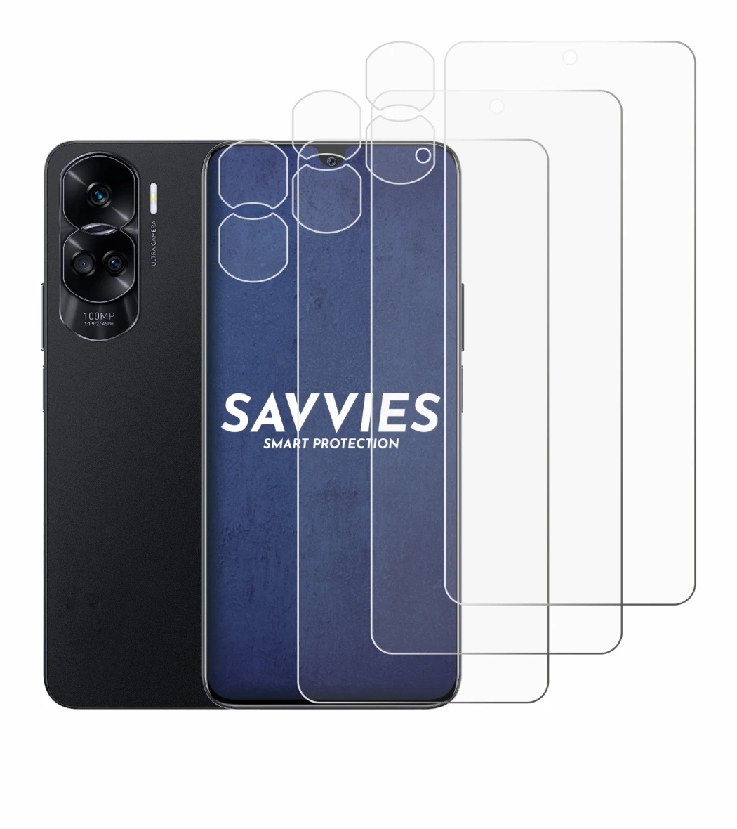 Image de l'appareil Honor 90 Lite (Avant+Caméra) avec une grande variété de protections d'écran.