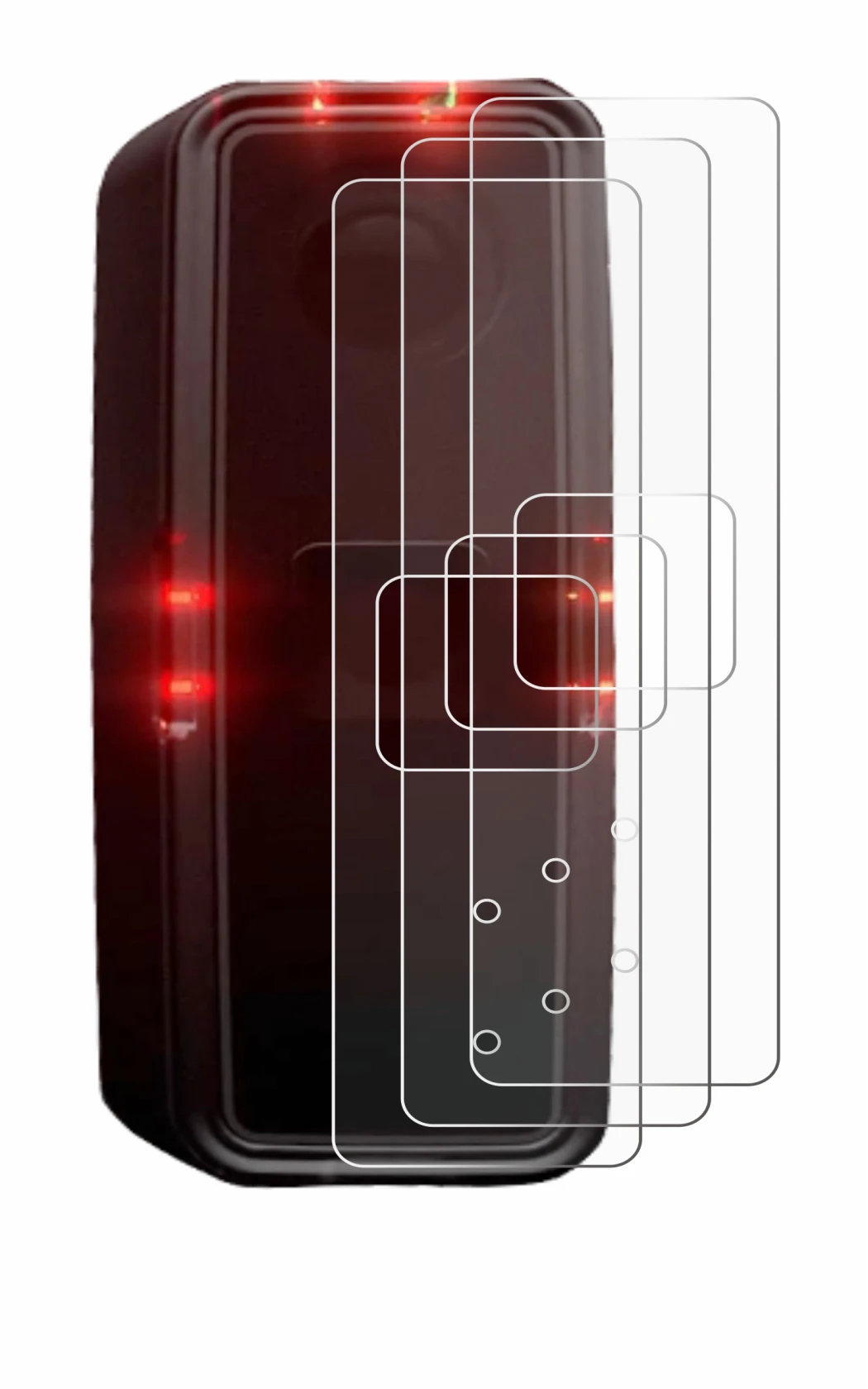 Image de l'appareil Alps Alpine Ride Safety RS 1000 avec une grande variété de protections d'écran.