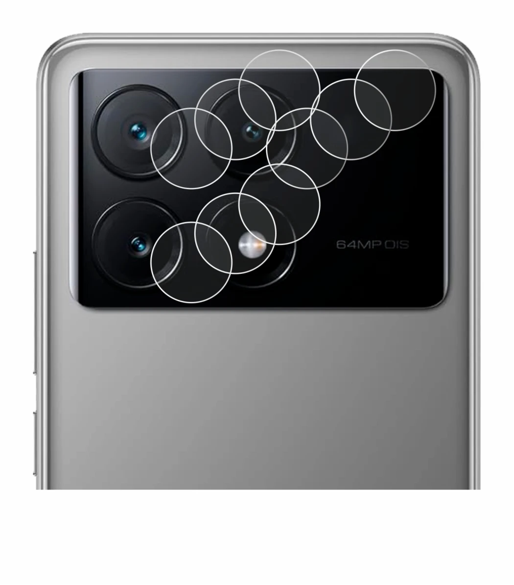 Image de l'appareil Xiaomi Poco X6 Pro (Caméra UNIQUEMENT) avec une grande variété de protections d'écran.