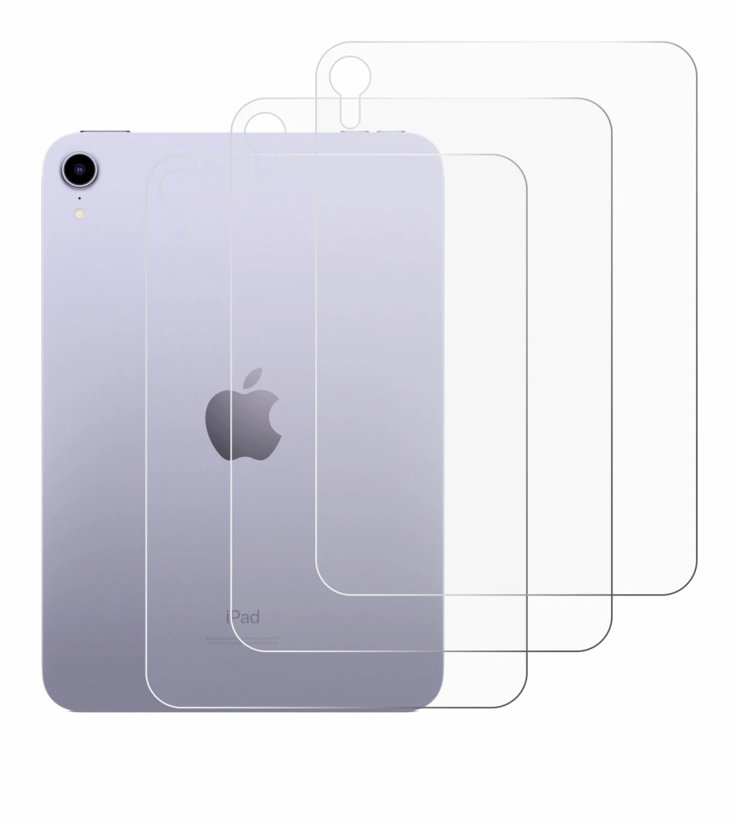 Image de l'appareil Apple iPad Mini 7 2024 (Arrière) avec une grande variété de protections d'écran.