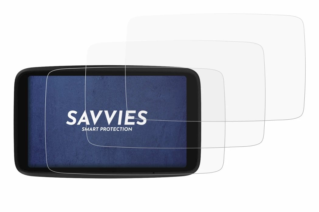 Image de l'appareil TomTom GO Advanced avec une grande variété de protections d'écran.