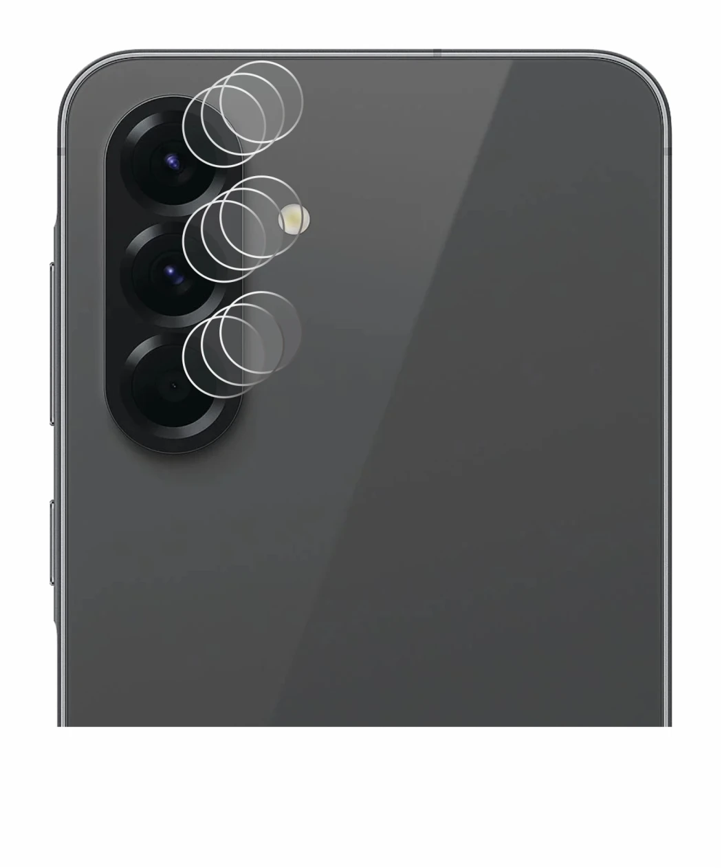 Image de l'appareil Samsung Galaxy A56 5G (Caméra UNIQUEMENT) avec une grande variété de protections d'écran.