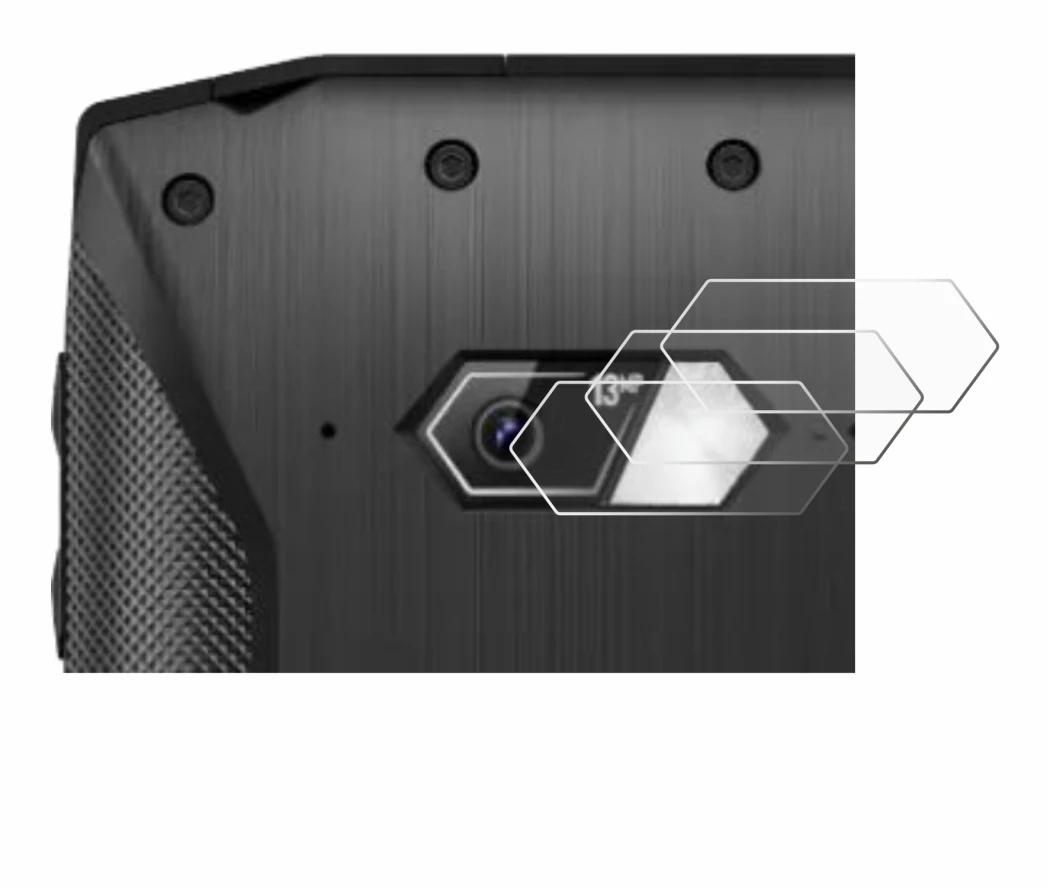 Image de l'appareil Crosscall Core-M5 (Caméra UNIQUEMENT) avec une grande variété de protections d'écran.