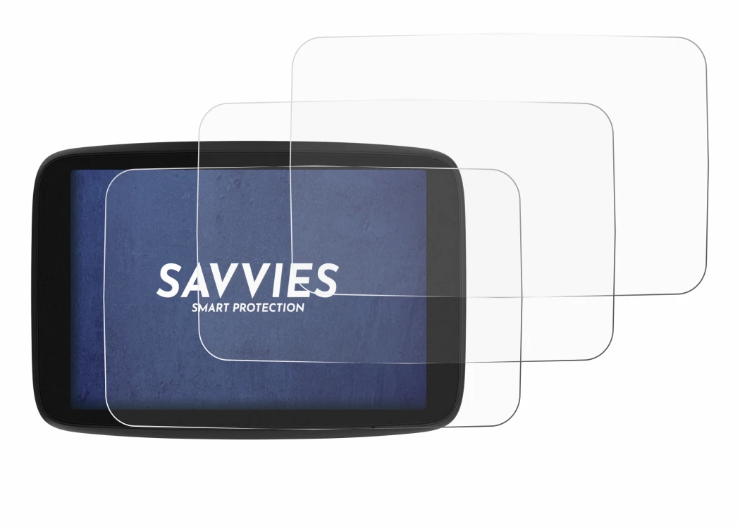 Image de l'appareil TomTom Go Navigator 7 (2ème génération) avec une grande variété de protections d'écran.