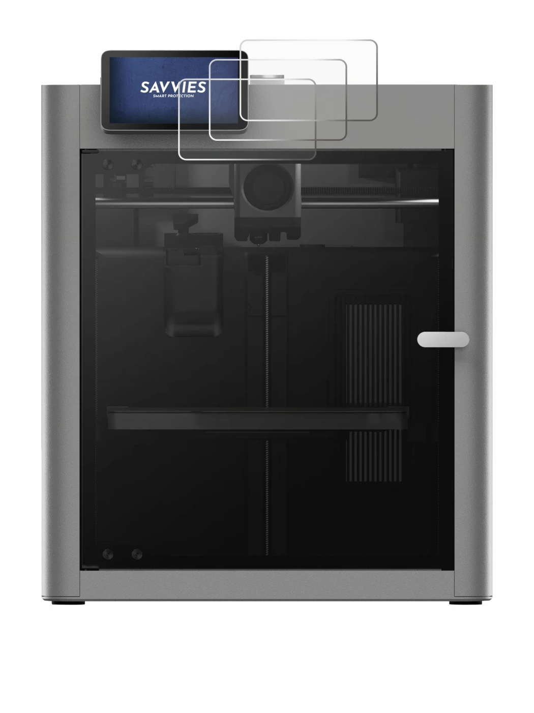 Image de l'appareil Bambu Lab P2S 3D Printer avec une grande variété de protections d'écran.