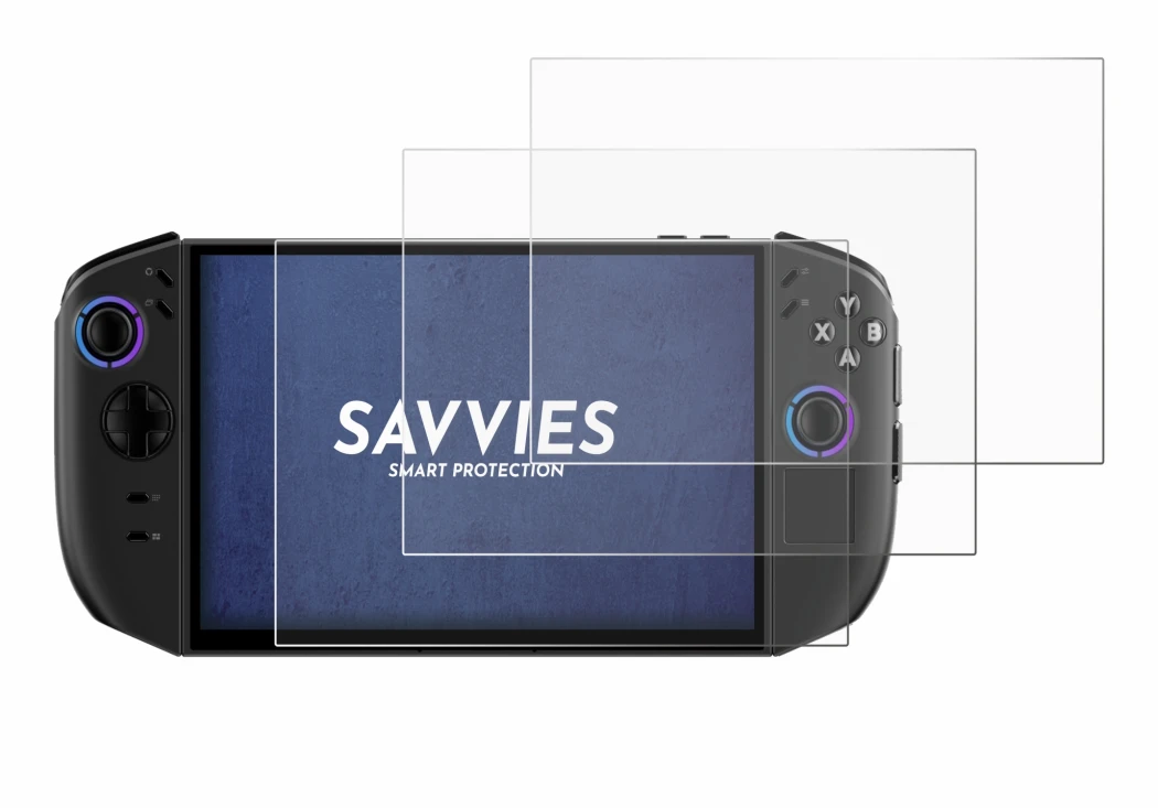 Image de l'appareil Lenovo Legion Go Gen 2 avec une grande variété de protections d'écran.