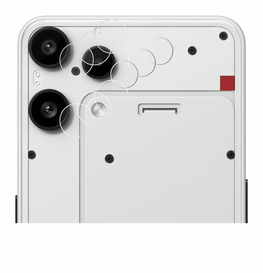 Image de l'appareil Nothing Phone (3a) Lite (Caméra UNIQUEMENT) avec une grande variété de protections d'écran.