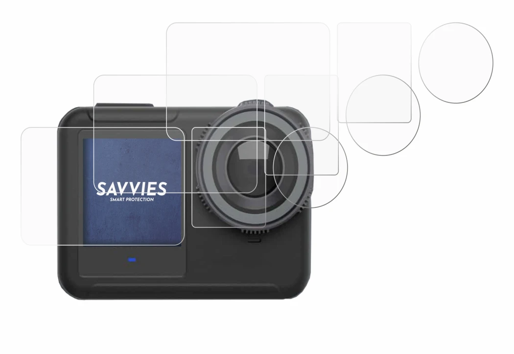 Image de l'appareil SVBONY SVGO3 4K avec une grande variété de protections d'écran.