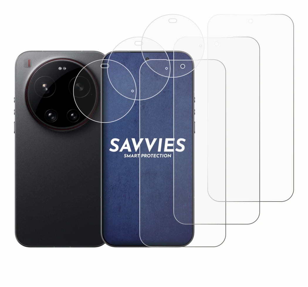 Image de l'appareil Xiaomi 17 Ultra (Avant+Caméra) avec une grande variété de protections d'écran.