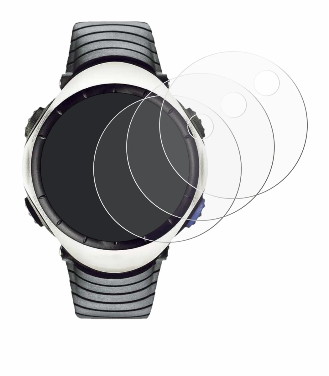 Image de l'appareil Suunto Regatta avec une grande variété de protections d'écran.