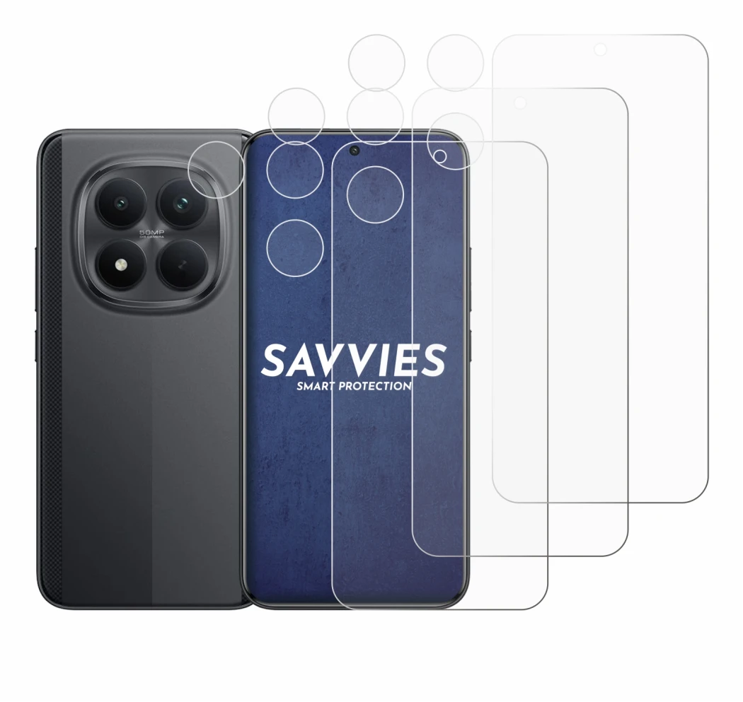 Image de l'appareil Xiaomi Poco M8 Pro (Avant+Caméra) avec une grande variété de protections d'écran.