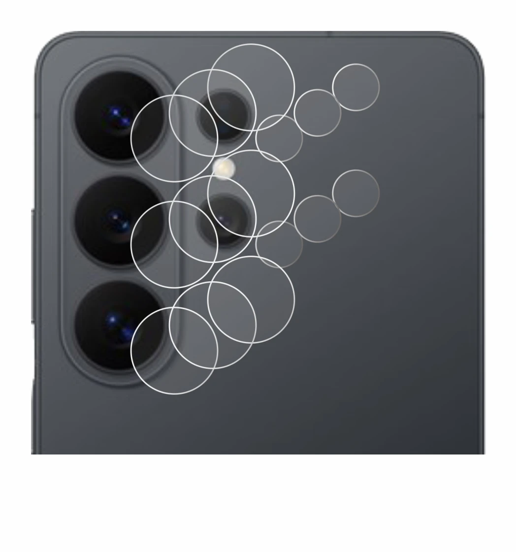 Image de l'appareil Samsung Galaxy S26 Ultra (Caméra UNIQUEMENT) avec une grande variété de protections d'écran.