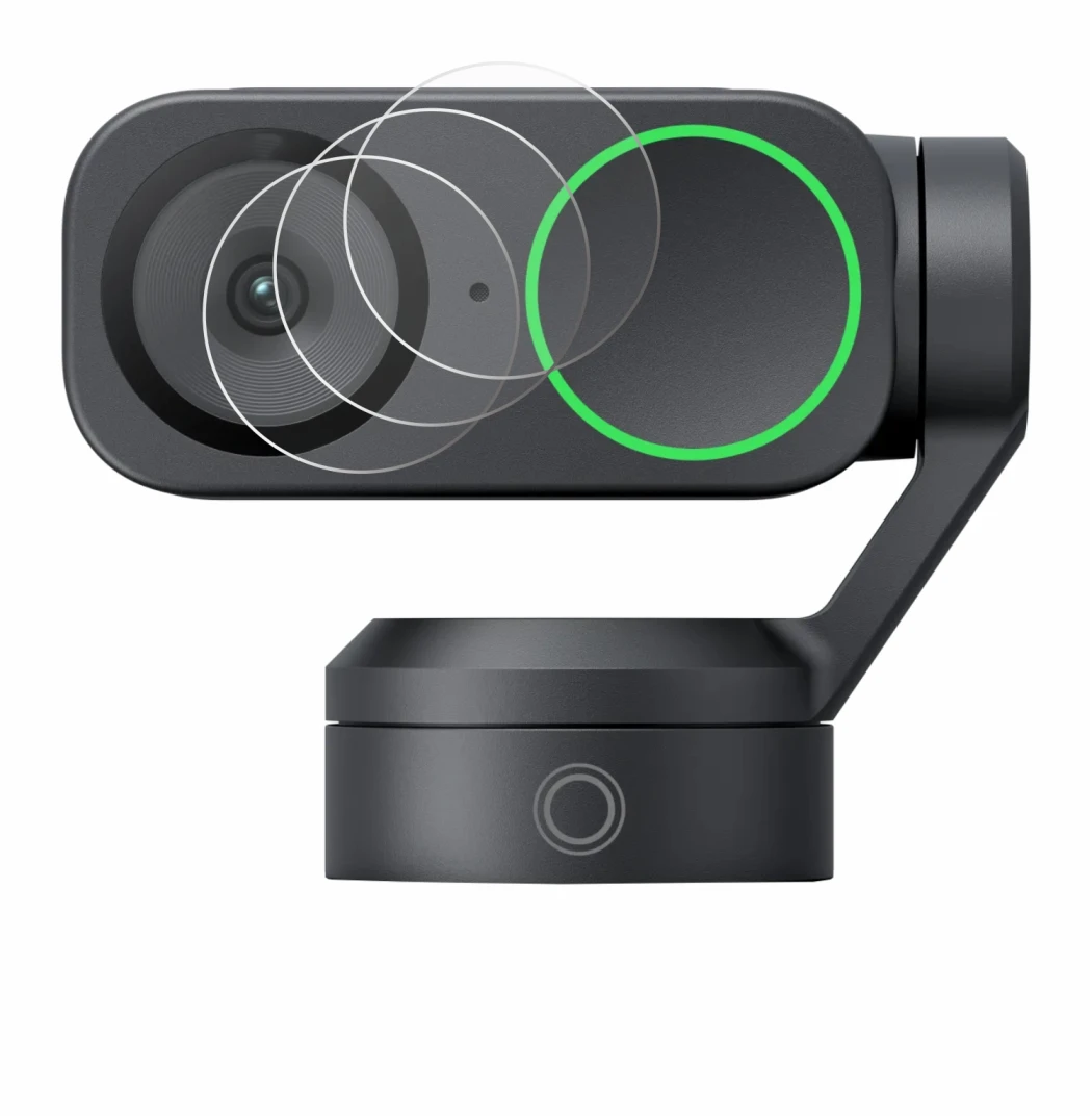 Image de l'appareil Insta360 Link 2 (Lentille) avec une grande variété de protections d'écran.
