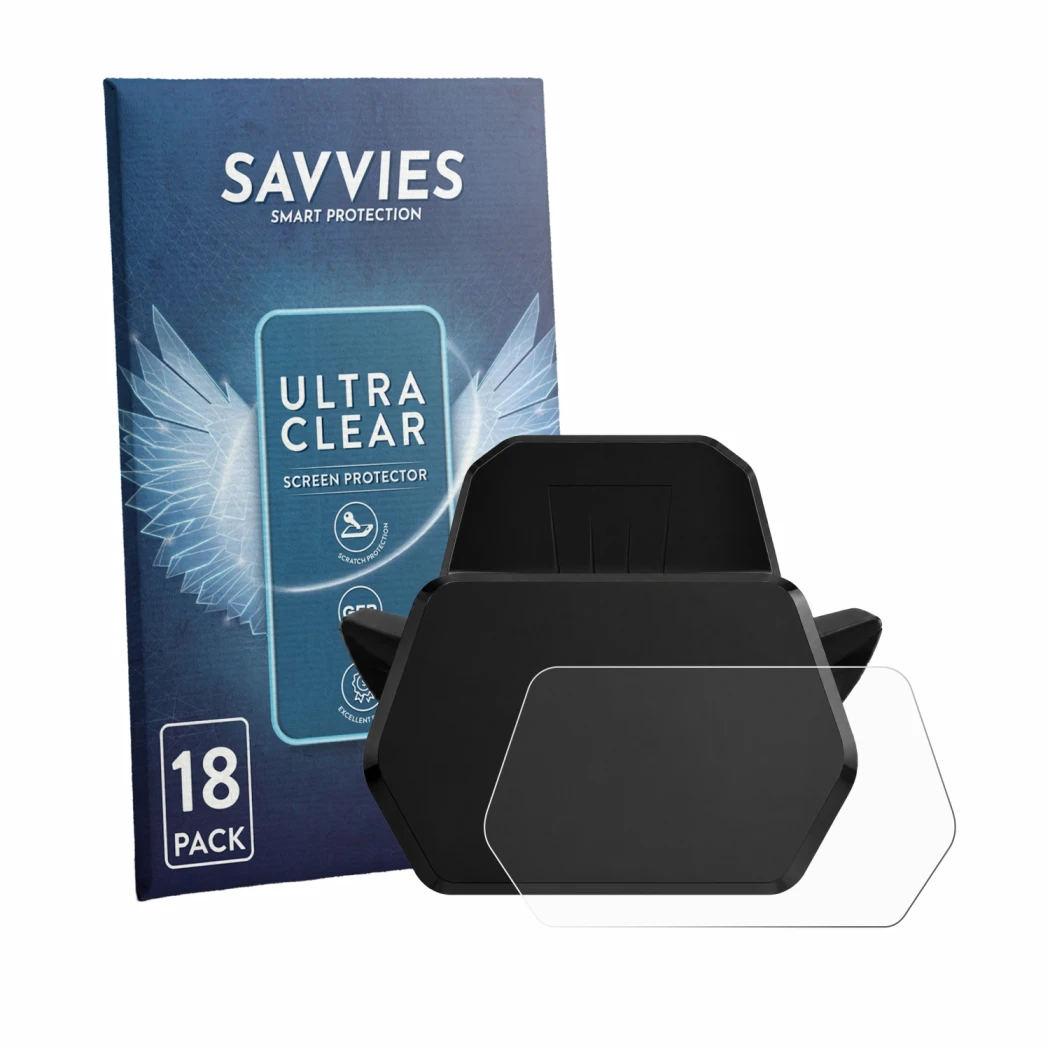 Face avant d’un emballage produit avec le logo de la marque Savvies. À côté, l’appareil Navee XT5 PRO est représenté avec la p