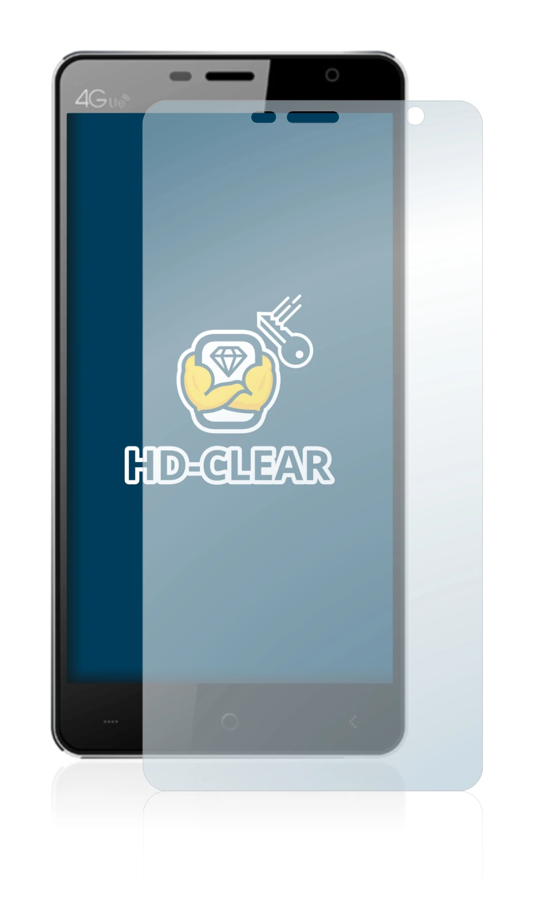 Image de l'appareil Leagoo Elite 4 avec une grande variété de protections d'écran.