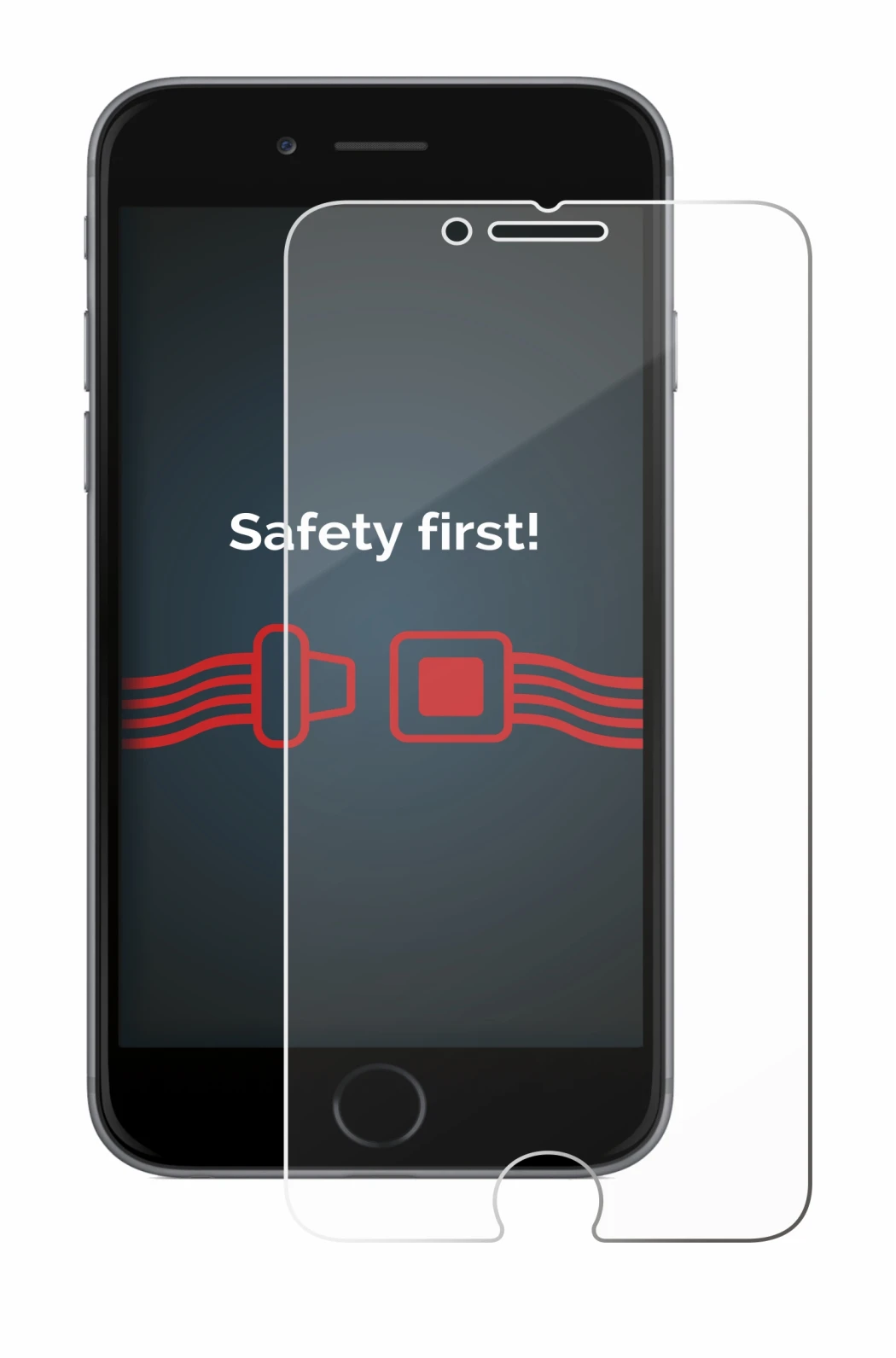 Image de l'appareil Apple iPhone 6 avec une grande variété de protections d'écran.