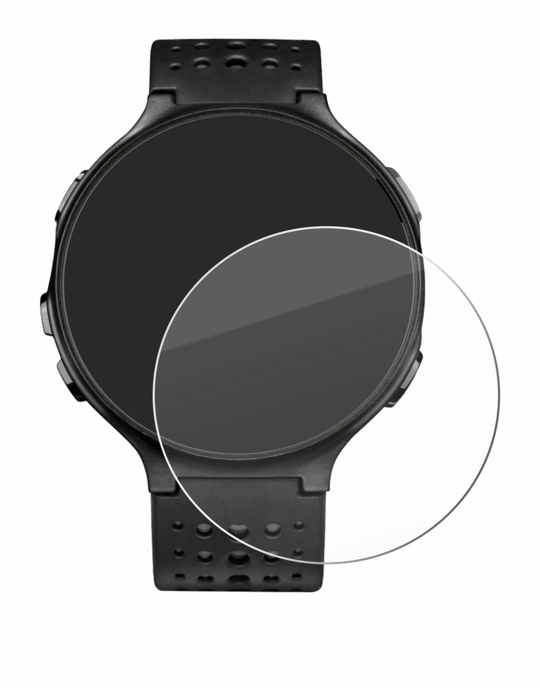 Image de l'appareil Garmin Forerunner 235 avec une grande variété de protections d'écran.