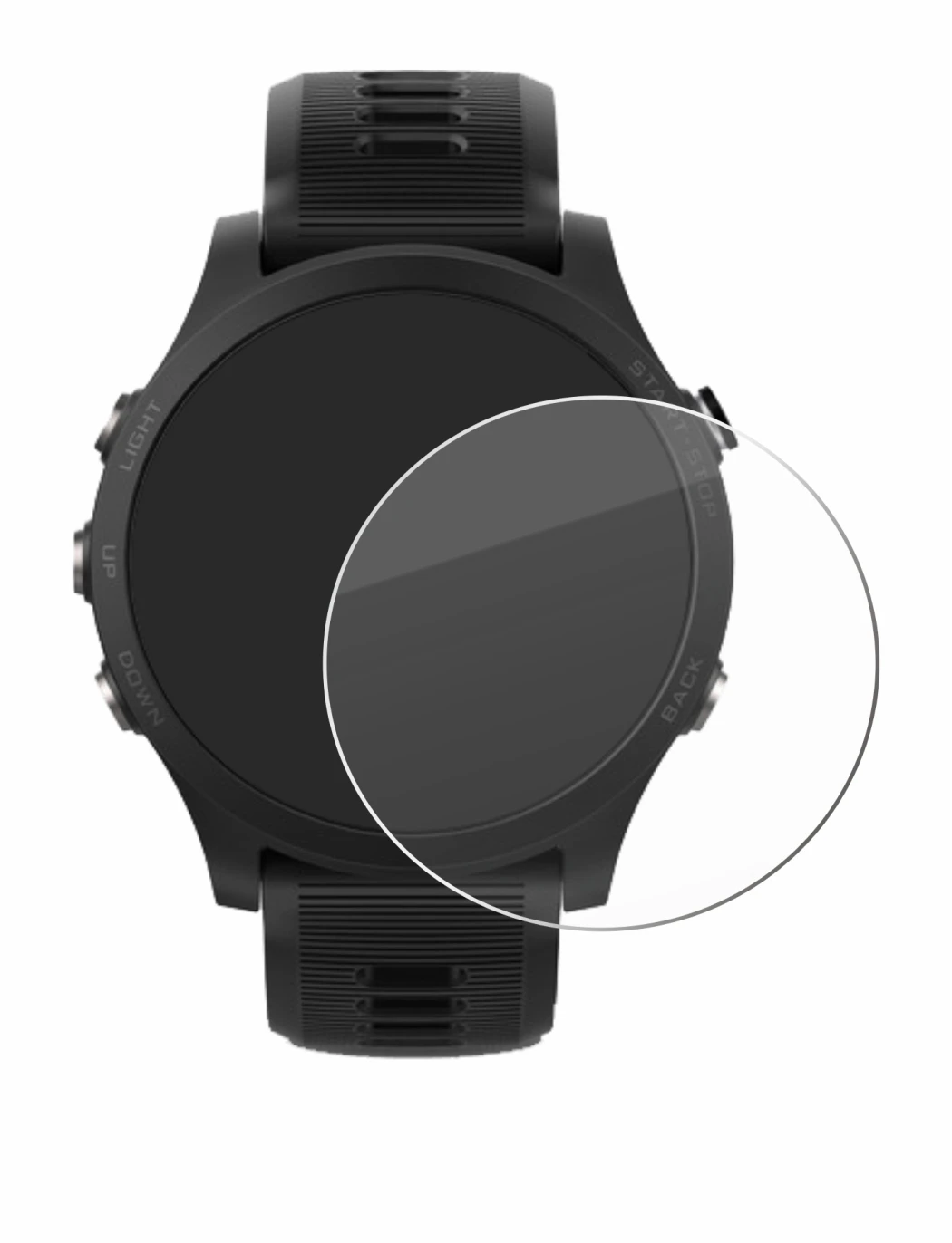 Image de l'appareil Garmin Forerunner 935 avec une grande variété de protections d'écran.