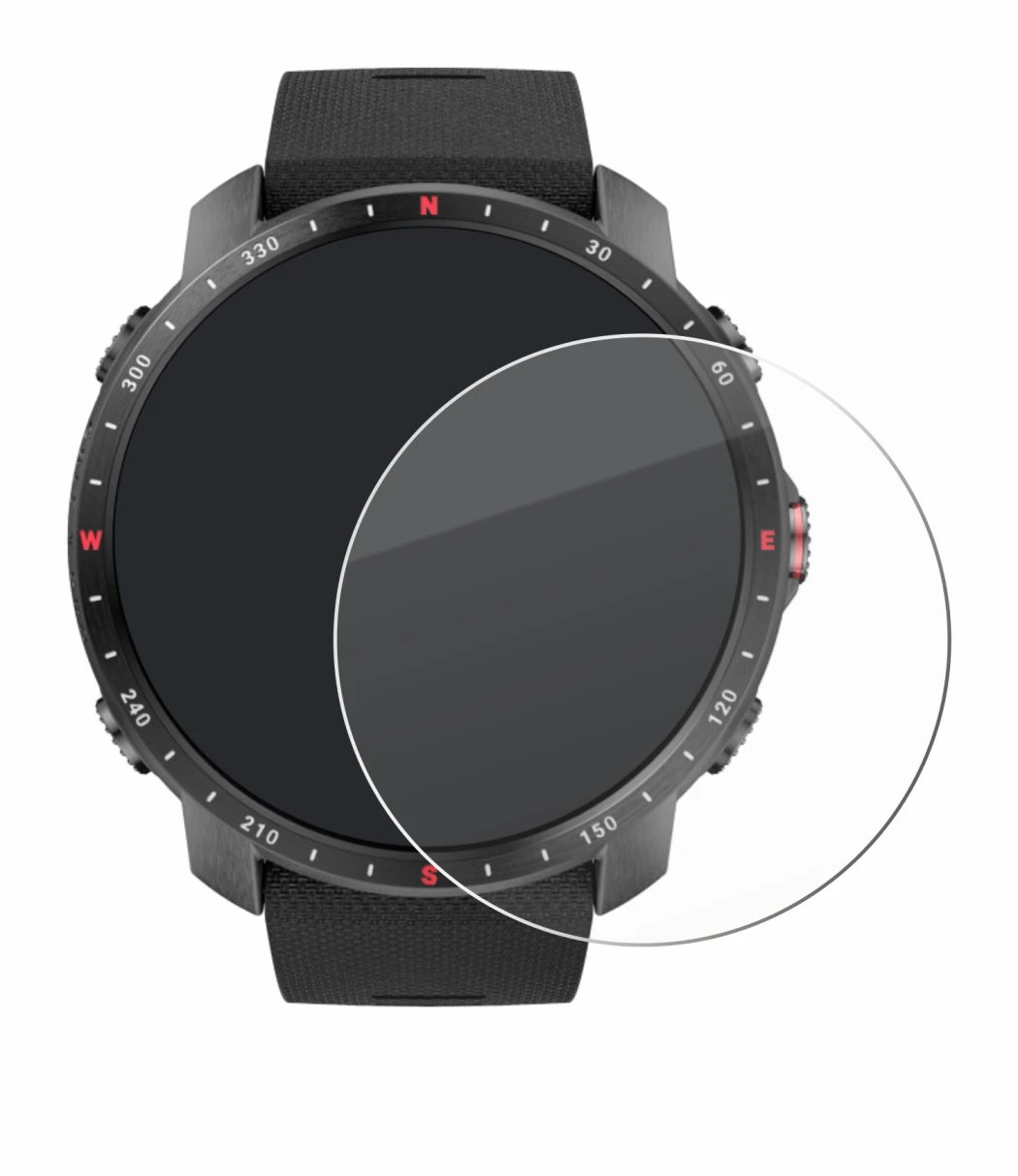 Image de l'appareil Polar Grit X Pro avec une grande variété de protections d'écran.