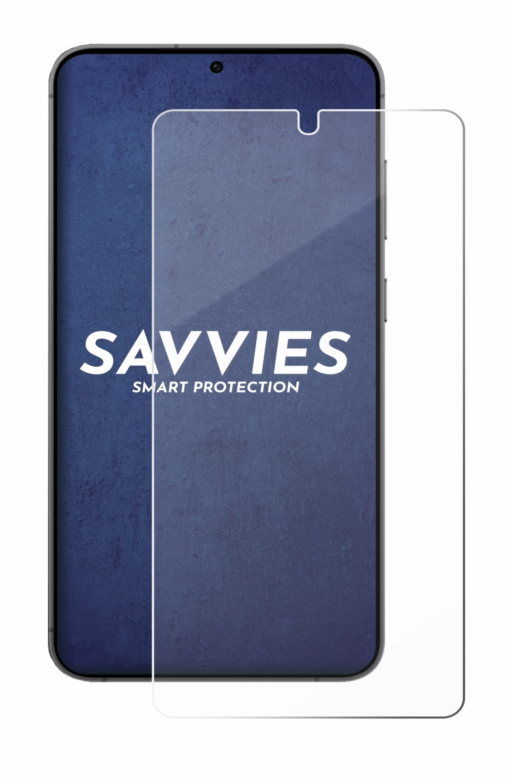 Image de l'appareil Samsung Galaxy S24 Plus avec une grande variété de protections d'écran.