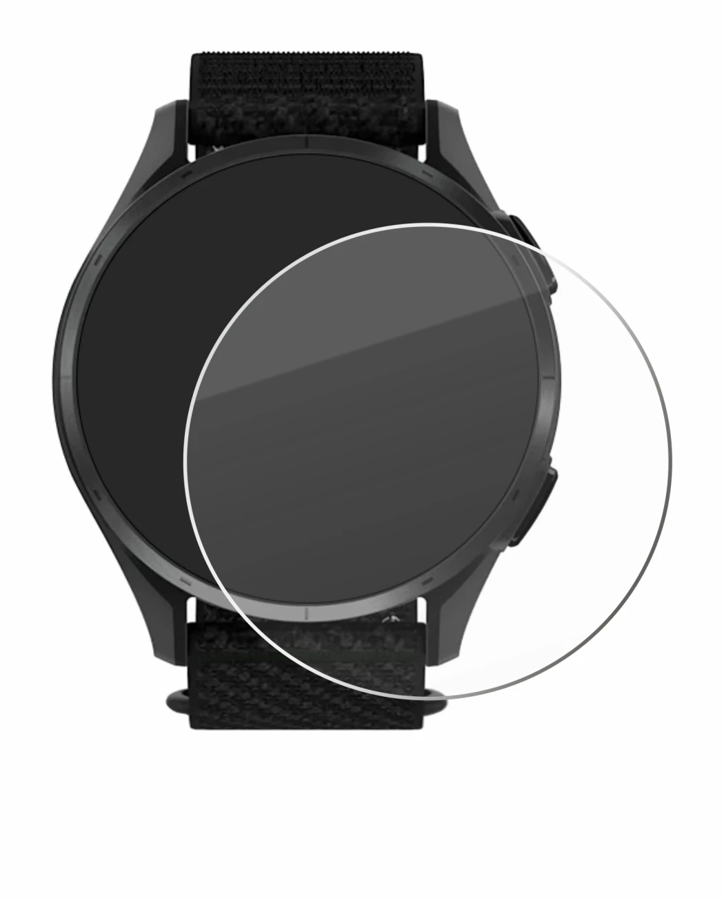 Image de l'appareil Garmin Approach S50 avec une grande variété de protections d'écran.