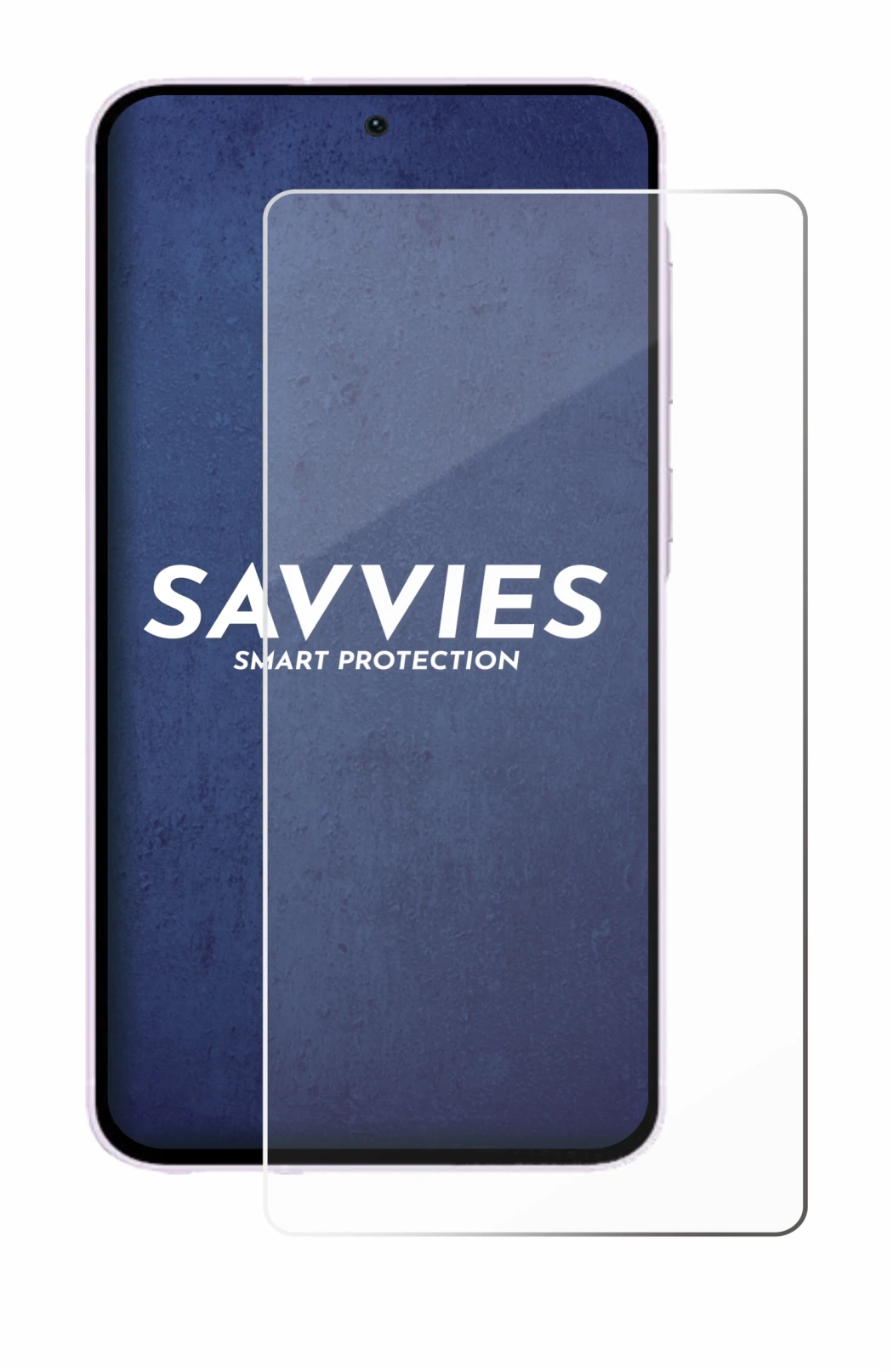 Image de l'appareil Samsung Galaxy A56 5G avec une grande variété de protections d'écran.
