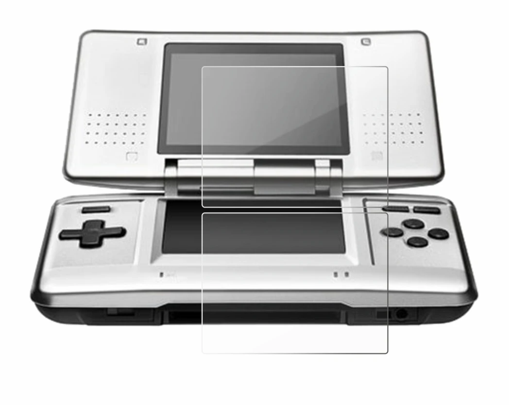Image de l'appareil Nintendo DS avec une grande variété de protections d'écran.