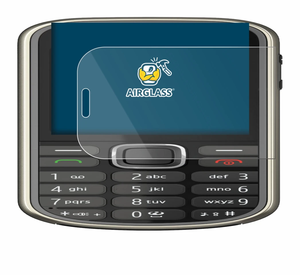 Image de l'appareil Nokia 3720 classic avec une grande variété de protections d'écran.