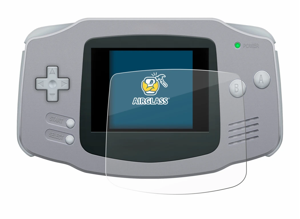 Image de l'appareil Nintendo Gameboy Advance GBA avec une grande variété de protections d'écran.