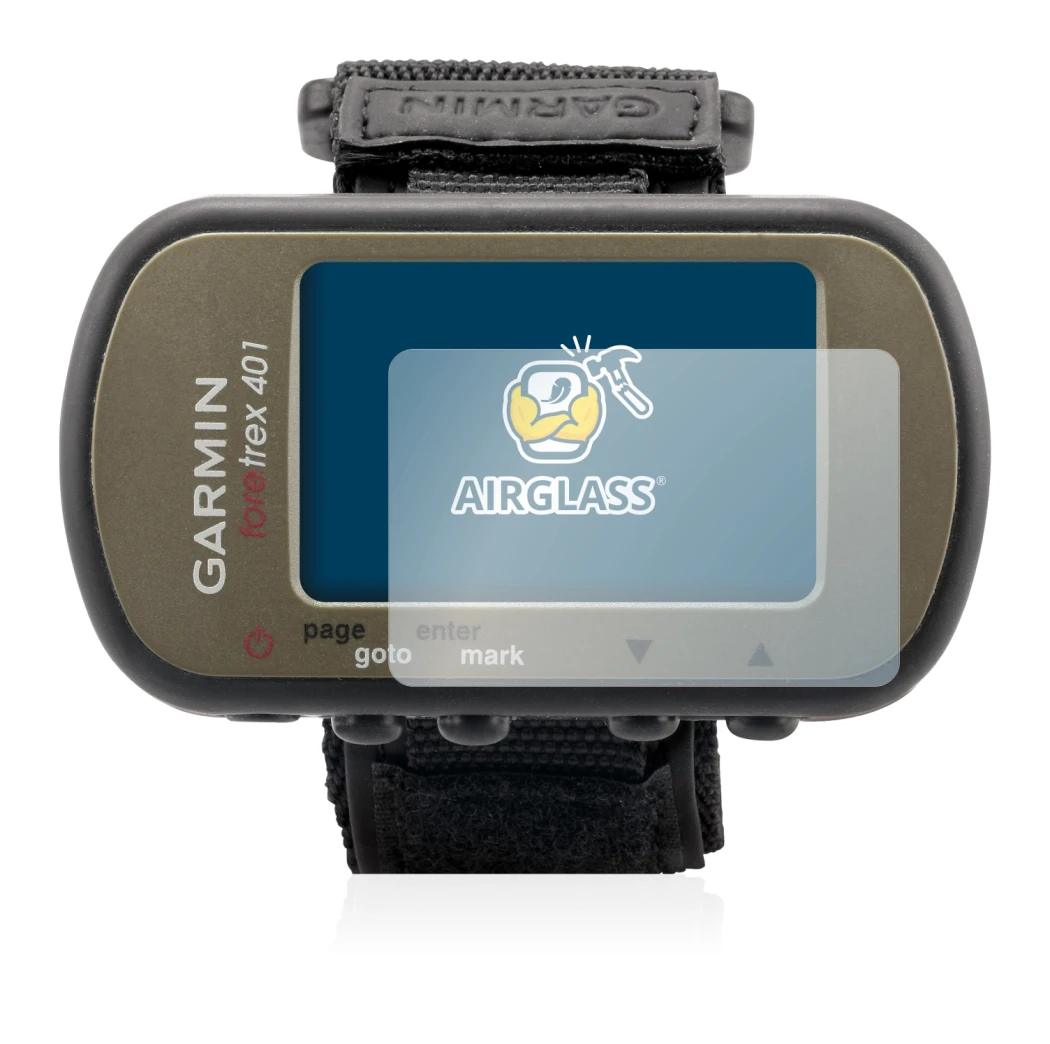 Image de l'appareil Garmin Foretrex 401 avec une grande variété de protections d'écran.