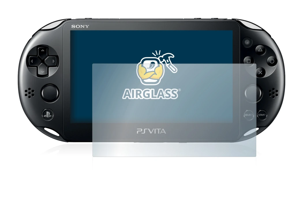 Image de l'appareil Sony Playstation Vita avec une grande variété de protections d'écran.