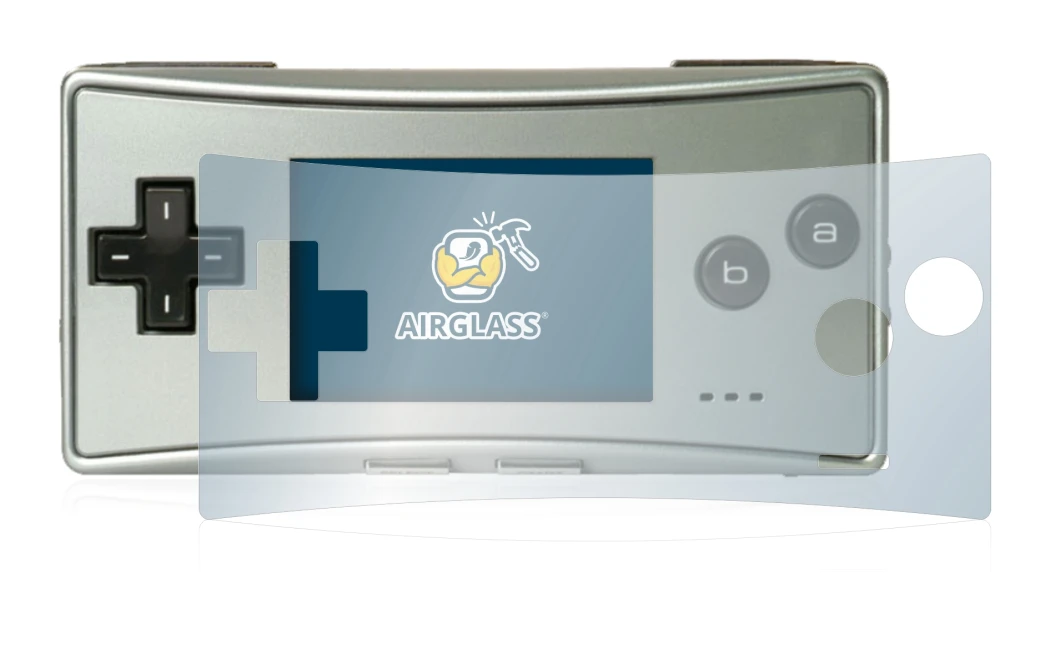 Image de l'appareil Nintendo Gameboy Micro avec une grande variété de protections d'écran.