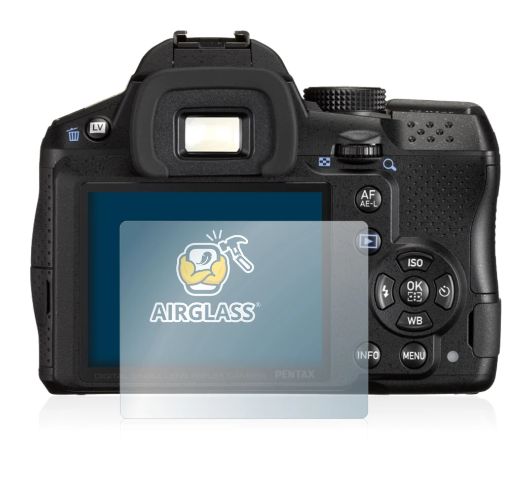 Image de l'appareil Pentax K-30 avec une grande variété de protections d'écran.