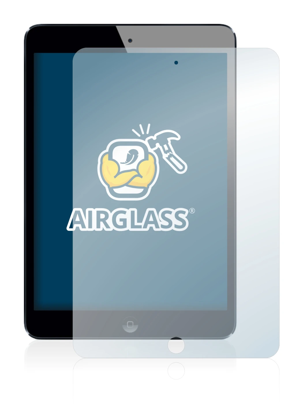 Image de l'appareil Apple iPad Mini 2 2013 avec une grande variété de protections d'écran.