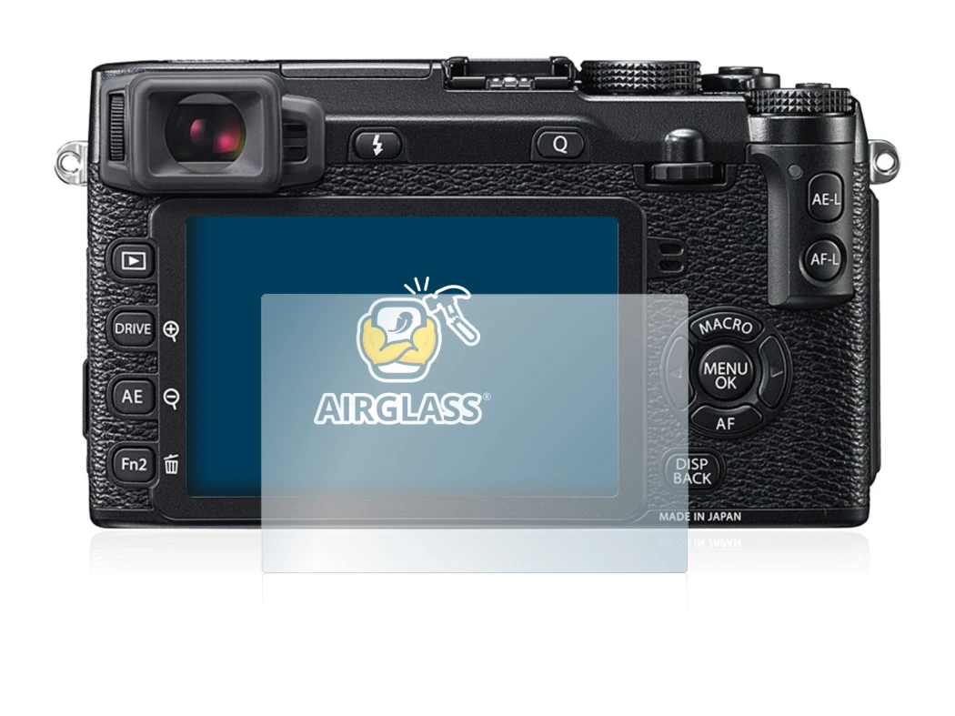 Image de l'appareil Fujifilm X-E2 avec une grande variété de protections d'écran.