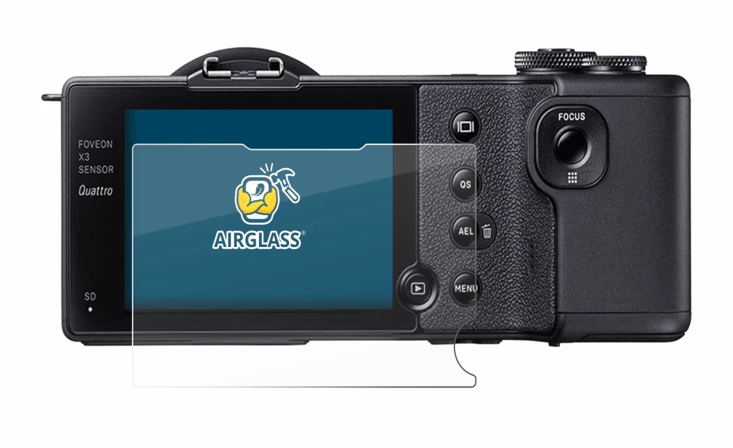 Image de l'appareil Sigma dp2 Quattro avec une grande variété de protections d'écran.