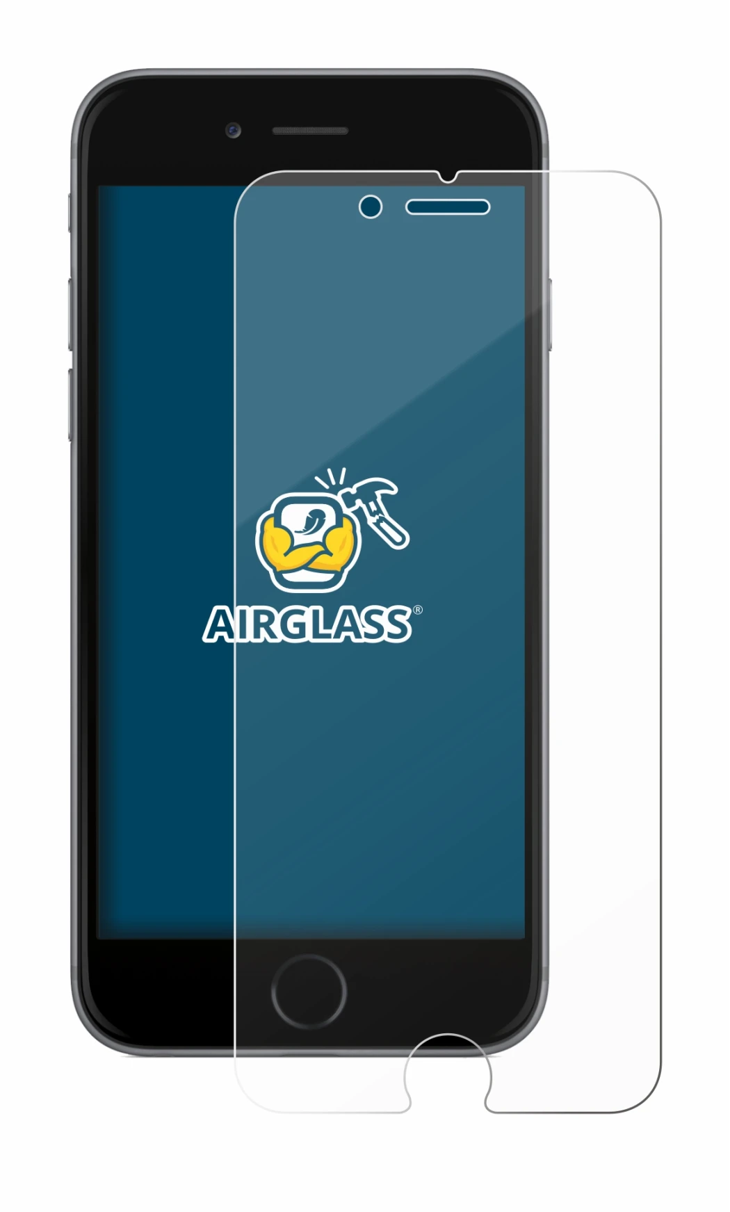 Image de l'appareil Apple iPhone 6 avec une grande variété de protections d'écran.