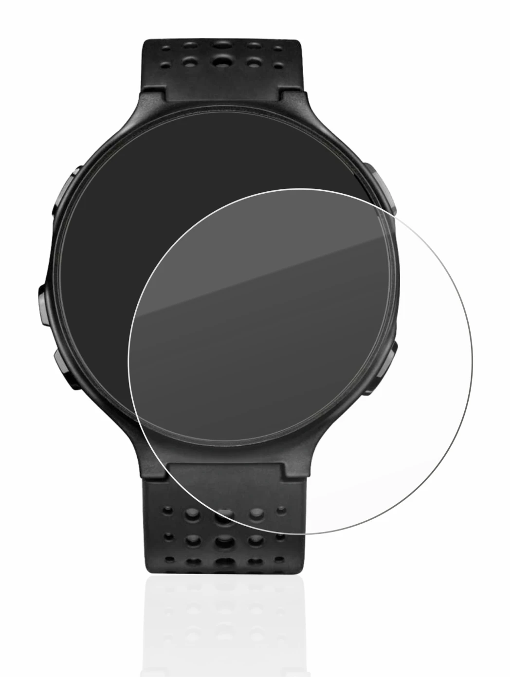Image de l'appareil Garmin Forerunner 235 avec une grande variété de protections d'écran.