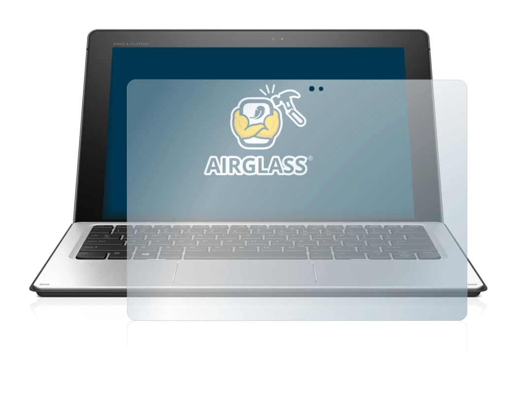 Image de l'appareil HP Elite x2 1012 G1 avec une grande variété de protections d'écran.